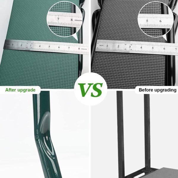 Upgraded Garden Kneeler & Seat, Foldable with Tool Pouches – For Seniors - Image 4