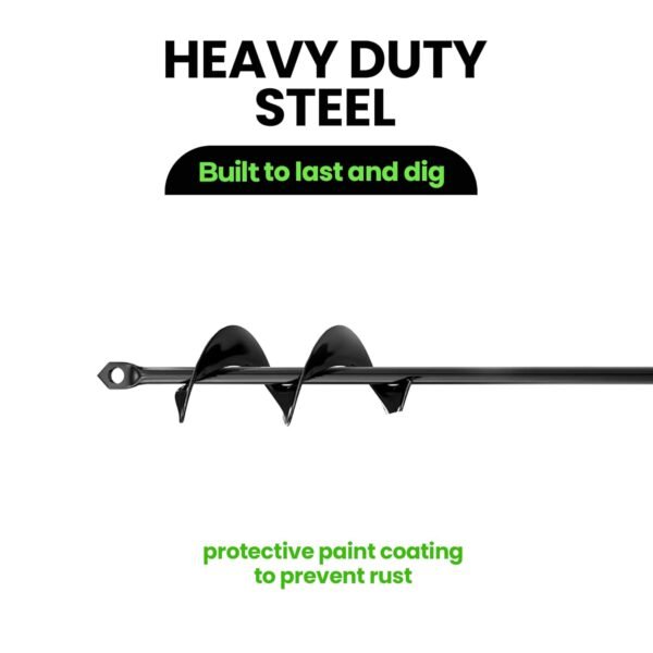 Spiral Auger Drill Bit – 1.6 x 9 Inch for Fast Planting - Image 4