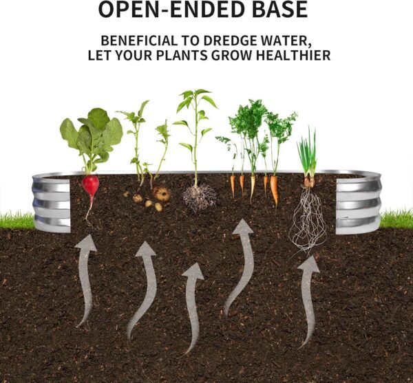Galvanized Raised Garden Bed Kit – Durable Planter Box for Vegetables & Flowers - Image 3
