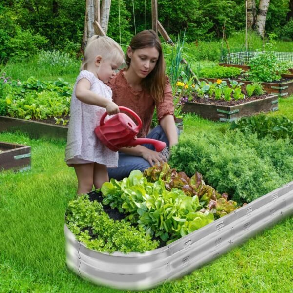 Galvanized Raised Garden Bed Kit – Durable Planter Box for Vegetables & Flowers - Image 6