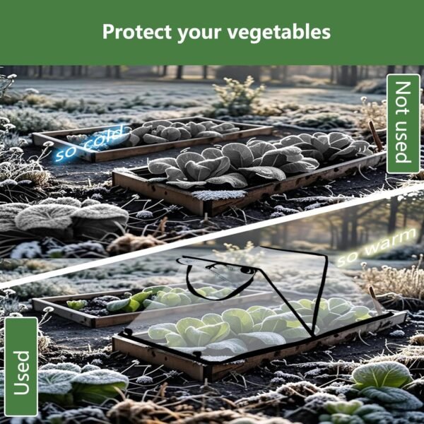 2 Pcs Garden Row Accelerator Cover – Waterproof Greenhouse for Raised Beds - Image 4