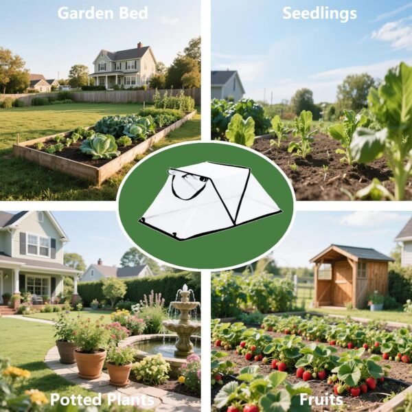 2 Pcs Garden Row Accelerator Cover – Waterproof Greenhouse for Raised Beds - Image 5